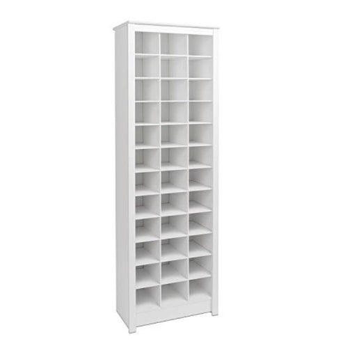 36 Pair Shoe Storage Rack, White image 0