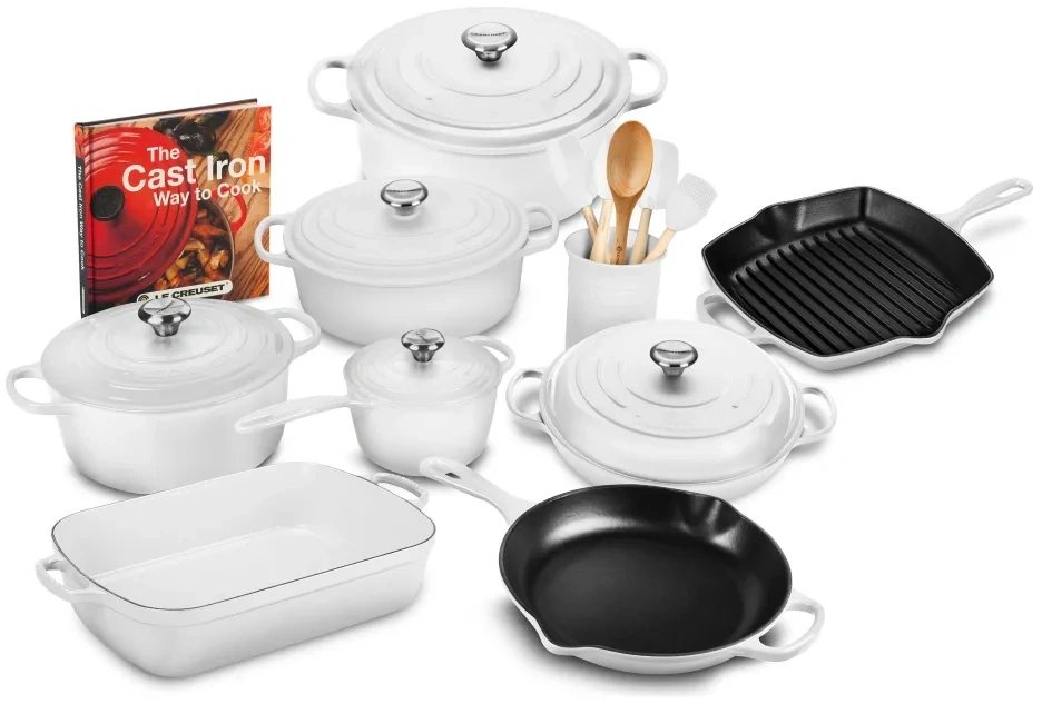21-piece Signature Cast Iron Cookware Set image 3