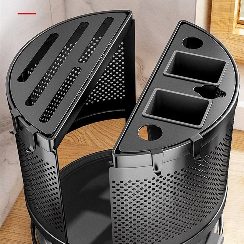 360�� Rotating Kitchen Organizer Shelf Box image 3