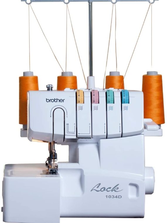 1034D Serger, Heavy-Duty Metal Frame Overlock Machine, 1,300 Stitches Per Minute, Removeable Trim Trap, 3 Included Accessory Feet image 2