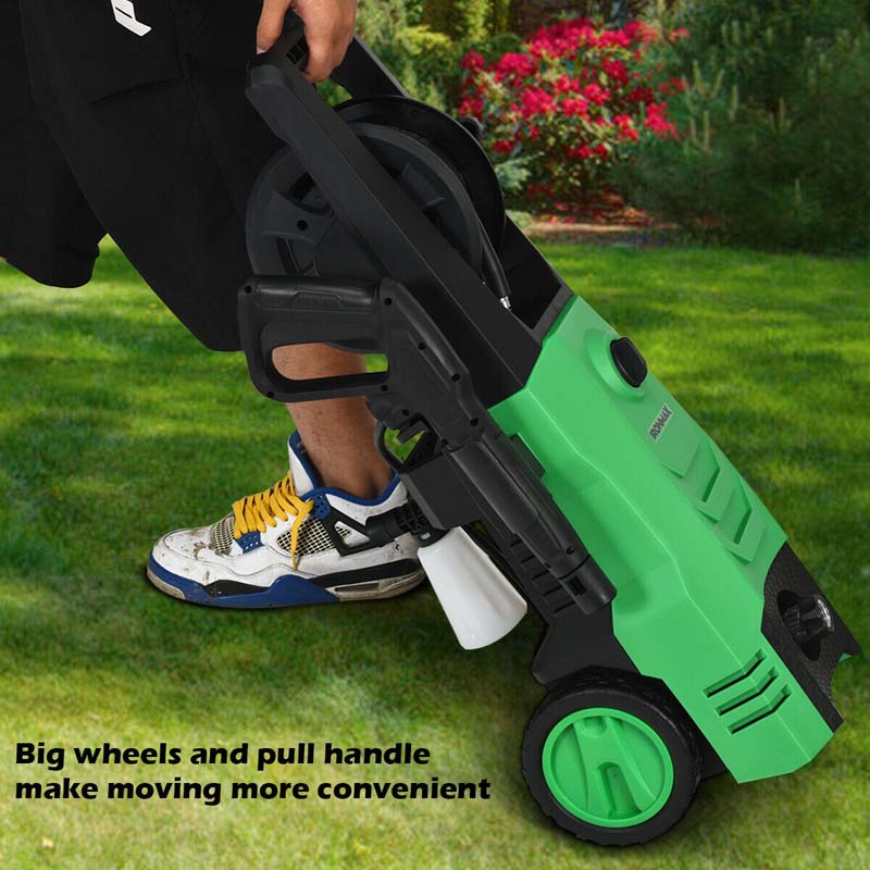 3500PSI Electric Pressure Washer, 1800W 2.6 GPM Portable Electric Power Washer with 4 Nozzles image 10